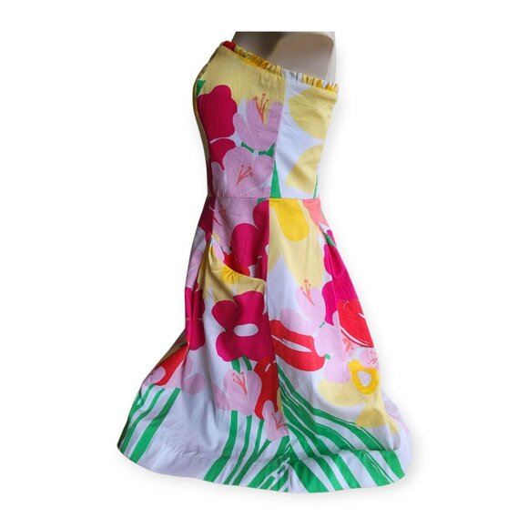 Lavish Lilly's Floral Strapless Cheerful Dress by Lilly Pulitzer size 6 (XS/S) - Picture 9 of 16